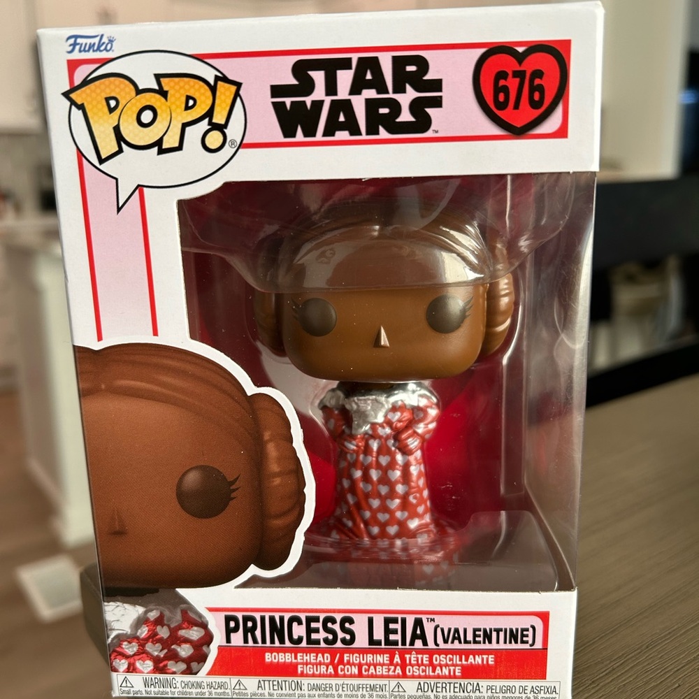 Funko Pop! Star Wars Princess Leia Valentine 676 New in Box